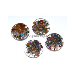 Worthbuy — pierres naturelles de guérison Chakra Orgone, disque à énergie, pierres - Product Image 1