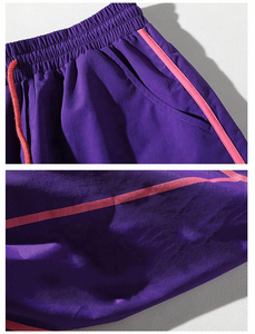 Pantalon décontracté en molleton de coton extensible de haute qualité, léger, style streetwear, uni, imprimé personnalisé, hip-hop - Product Image 3