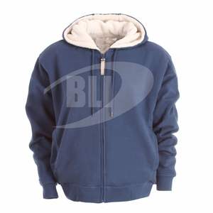 High Quality Custom Zipper <b>Hoodies</b> Long <b>Sleeve</b> Cross Pocket Zipper <b>Hoodies</b> Fleece <b>Hoodies</b> - Product Image 1