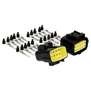 174657-2/174655-2 <span class=keywords><strong>AMP</strong></span> Econoseal <span class=keywords><strong>J</strong></span> Set 10-Pin 0,5-1.5mm2 Conector impermeable Motocicleta Coche - Product Image 1