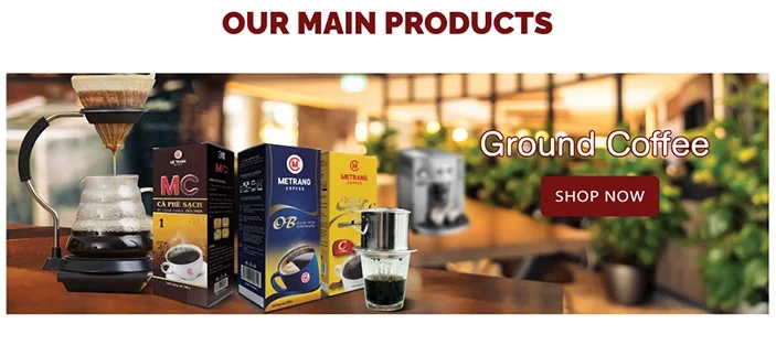 Best quality - ground coffee private label wholesale ground vietnamese coffee- Ocean Blue coffee powder  with best price