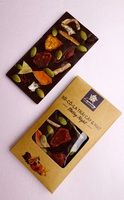 Barra de Chocolate con Leche Sólido, Frutas y Nueces, Hecha a Mano, de Alta Calidad, 27g, para Venta al Por Mayor, Hecho en Vietnam