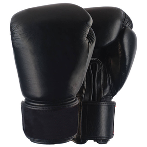 Pakistan fait 100% véritable peau de vache Muaythai Kick gants de boxe conception personnalisée à lacets équipement d'arts martiaux - Product Image 3