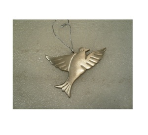 Colgante de diseño de pájaro de latón dorado para el artículo decorativo de la sala de estar del hogar - Product Image 3