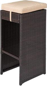 Đồ Nội Thất Ngoài Trời Trung Quốc Mây Bảng <span class=keywords><strong>Wicker</strong></span> Bar Ăn Patio Đồ Nội Thất Set Với <span class=keywords><strong>Glass</strong></span> Bảng <span class=keywords><strong>Top</strong></span> Và Mây Ghế - Product Image 3