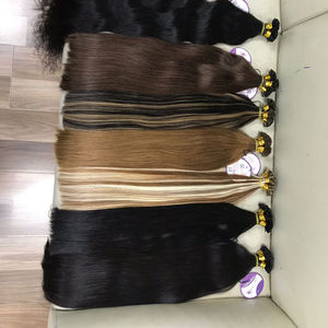 Gran oferta 2023, extensiones humanas, doble trama de pelo liso, color marrón Piano, pelo mcsara, trama, fábrica de empresa de pelo - Product Image 1