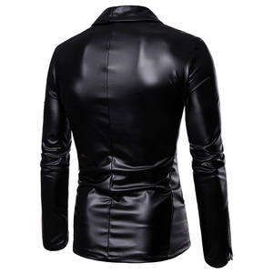 Veste en cuir pour homme, tendance et élégante, vente chaude - Product Image 4