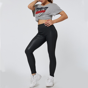 Leggings de Fitness sexy, pantalon de Yoga avec motif léopard, taille haute, sans couture, sport côtelé, vente en gros, 2021 - Product Image 6