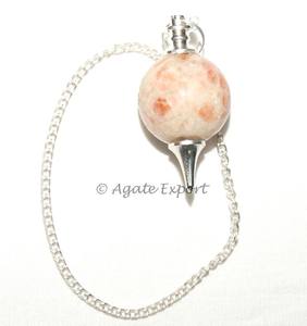 Péndulo de bola lapislázuli, Péndulo de bola de piedras preciosas, fabricante y mayorista - Product Image 3