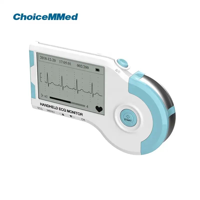 ChoiceMMed Electrocardiografo Ekg tıbbi kaydedici Elettrocardiografo kablosuz monitör bluetooth Ekg makinesi cihazı MD100B