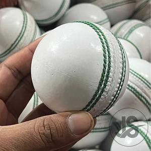 High Quality <b>White</b> <b>Cricket</b> Ball High Quality Leather Hardball 4Piece Best Price - Product Image 6