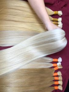 Extensions de cheveux humains en vrac cheveux blonds couleur russie cheveux slaves qualité supérieure - Product Image 4