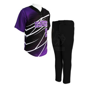 Conjunto de uniforme de béisbol para niños y jóvenes, diseño OEM, nueva moda - Product Image 3