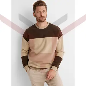 Sudadera con capucha para hombre, de manga raglán, con dobladillo Alto y Bajo, Color contrastante, dos tonos, mar, verde y negro, nueva moda de 2023