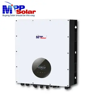 MPI 15K WP 15000w 3 phases 400vac hybride MPP onduleur solaire 48v + 2 mppt chargeur solaire 1000vdc PV entrée wifi construit extérieur