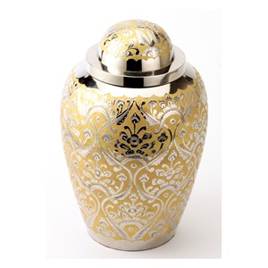 โกศฌอนแกะสลักรูปผีเสื้อสวยงามสง่างามสไตล์อเมริกันสำหรับขี้เถ้างานศพ - Product Image 4