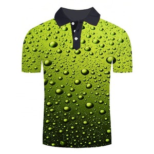 Venta al por mayor OEM sublimación deporte polos logotipo personalizado hombres rendimiento 100% poliéster Golf polos - Product Image 1