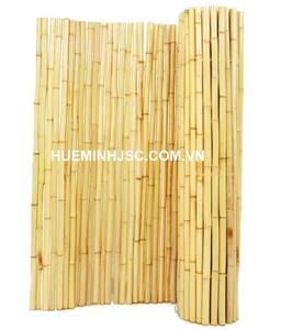 Clôtures en bambou naturel et fumé pour jardin, bambou vietnamien de haute qualité, clôture naturelle, H180 x L240 x D2.5-4.0, facile à assembler - Product Image 2