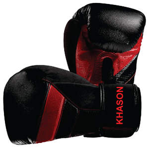 Gants de boxe professionnels personnalisés bon marché d'usine formation en cuir PU léger pour fermeture Logo personnalisé Option noir rouge bleu - Product Image 5