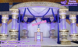 Mandap de Fibra de Cristal para Bodas Asiáticas de Estilo Imperial, Elegante Mandap de Fibra de Cristal para Bodas en Suecia, Mandap de Cristal de Diseño para Bodas en AMÉRICA - Product Image 3