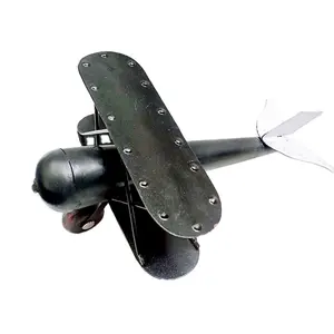 Wholesale Model Plane Black For Home and tables Decor toy Plane Fine quality Iron made small Plane for Wholesale