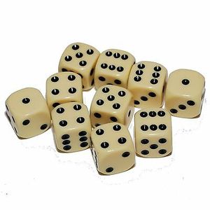 Dés de divertissement avec logo personnalisé, faits avec des os, vente en gros, d'usine - Product Image 5