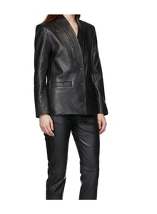 Veste de luxe pour femmes, en peau d'agneau, décontractée, avec fourrure originale, nouveau Design classique, tendance, 2020 - Product Image 2