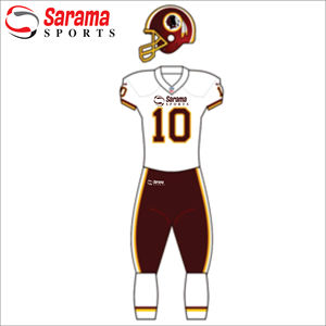 Nueva temporada estilo fútbol americano Jersey personalizado barato auténtico cosido fútbol americano, - Product Image 1