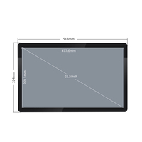 Ordinateur tout-en-un tactile de bureau 21,5 pouces avec écran tactile PCAP, ordinateur Android avec verre trempé étanche de 3 mm