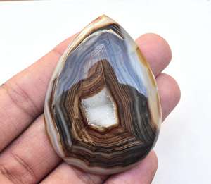 Geoda de Ágata de Botsuana, Gema Amarilla Druzy para la Fabricación de Joyas, Gema Suelta al por Mayor de Alta Calidad - Product Image 4