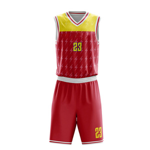 Sublimation Youth Custom <b>Basketball</b> Uniform / Sublimated New Design Printed Baseball Uniform / Sports Basket Ball Uniform - Product Image 3