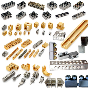 Trung tính liên kết Trái Đất khối thiết bị đầu cuối hợp kim đồng vít và mùa xuân Loại kết nối điện PCB thiết bị đầu cuối vin thương hiệu V112 5-10 AWG - Product Image 5