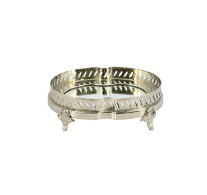 Stainless Steel <b>Silver</b> Polished <b>Mirror</b> <b>Tray</b> with Leather Handle Camping Eco-Friendly Fashionable Trending Design Hot Selling - Product Image 6