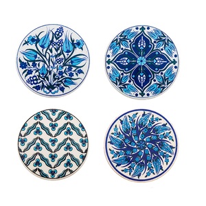 Nouveau jeu de sous-verres classiques en marbre écologique Design carré de taille personnalisée pour la maison et le restaurant - Product Image 3