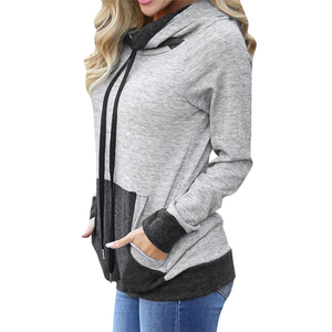 Wholesale PIHA SPORTS Custom <b>Ladies</b> Zip-Up Fleece Hoodie <b>Sweatshirt</b> Polyester/Cotton Lined Winter <b>Long</b> Sleeve - Product Image 3