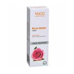 VLCC玫瑰水爽肤水-色调和恢复肌肤，散装爽肤水供应商印度