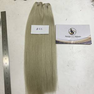 Cabello humano 100% natural vietnamita, máquina de doble trama, pelo de color claro, cutícula, 8-34 pulgadas, Original - Product Image 2