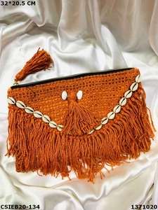 Sacs à main en coton et jute tissés à la main pour femmes, collection exclusive Designer Craftstages International, style décontracté, pochette artisanale - Product Image 3