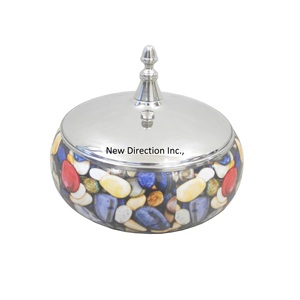 Wedding Home Restaurant Server <b>Pot</b> Rounded Shape Classic Enamel Printed Design Top Quality <b>Hot</b> Food Server Insulated <b>Hot</b> <b>Pot</b> - Product Image 1