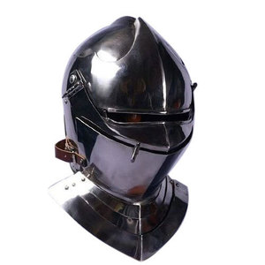 <b>Miniature</b> 16th Century Burgonet Greek Armor Knight Helmet Antique Steel Model Custom Polished With Ancient Style - Product Image 4