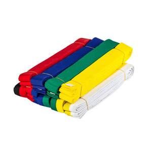 Ceinture d'arts martiaux colorée personnalisée Double enveloppe meilleur prix bonne vente ceintures bjj gi - Product Image 6