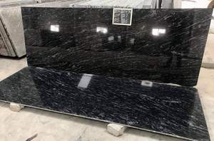 Losas pulidas de granito indio negro Markino de la mejor calidad, 180x60cm, 18-30mm, encimeras de suelo, encimeras de cocina, paredes de escaleras - Product Image 2
