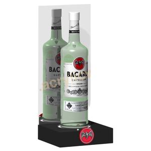 Soporte de exhibición de botella de vino LED acrílico de diseño personalizado profesional de fábrica con logotipo - Product Image 1