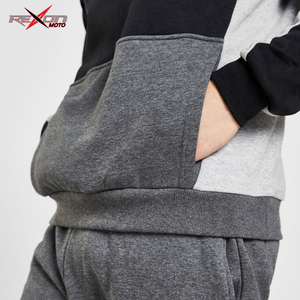 Side Hidden Pockets No <b>String</b> Unisex Sweatshirt boxy Hoodie Men Oversized Sweatshirt Men Cropped Hoodies - Product Image 4