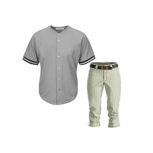 Ensemble pantalon unisexe en jersey cousu et softball personnalisé vêtements de sport en polyester respirant imprimé uniforme grande taille bon marché - Product Image 1