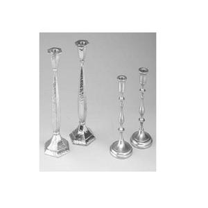 Bougeoir en métal argenté et brillant Décoration de luxe de meilleure qualité Fantaisie Standard Vente en gros Meilleur bougeoir au prix de gros - Product Image 1