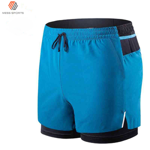 Pantalones Cortos Deportivos MESS SPORTS, Estilo Único, Casuales, para Gimnasio, Correr, Secado Rápido, Lona, SPANDEX/POLIÉSTER - Product Image 5