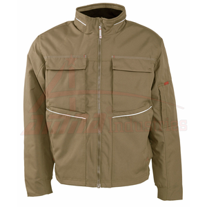 Low MOQ <b>Men</b> Pilot <b>Jacket</b> Solid Color Winter Warm Pilot <b>Jacket</b> - Product Image 2