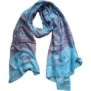 Châle de prière religieux indien en gros Châle de prière imprimé OM AUM pour l'exportation en ligne - Product Image 3