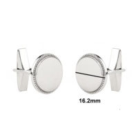 Joyería de Plata de Ley 925, gemelos de plata chapados en rodio para hombres, joyería